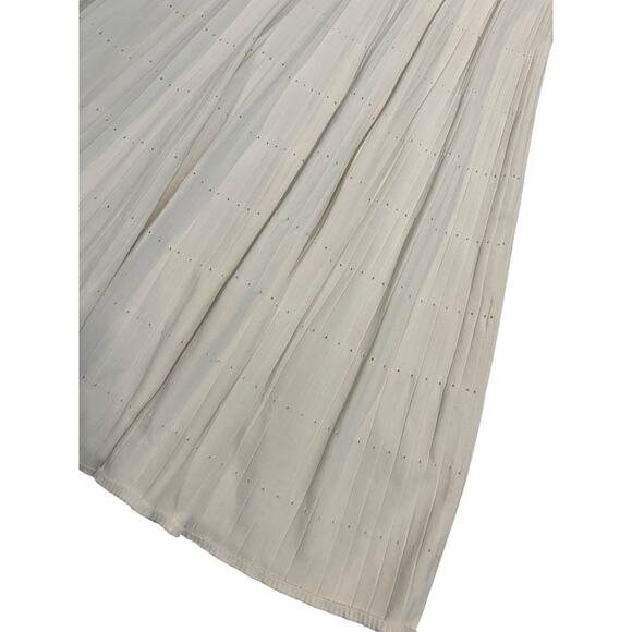 SANDRO ALECIA KNIT AND DENIM MIDI DRESS RIBBED NWOT- SIZE EU- 42/US-MEDIUM - Picture 11 of 14